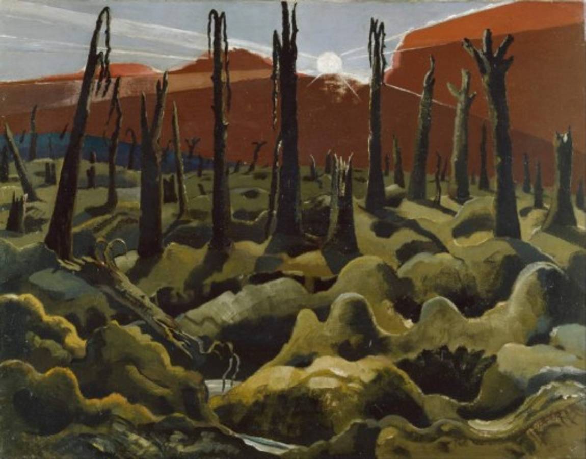 El surrealismo de Paul Nash en Londres