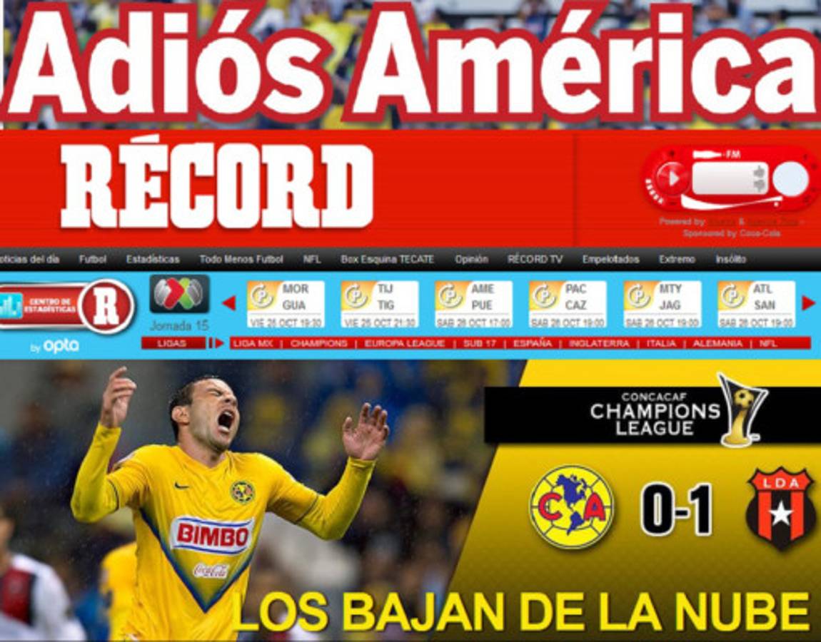 Eliminación del América siembra pánico en México