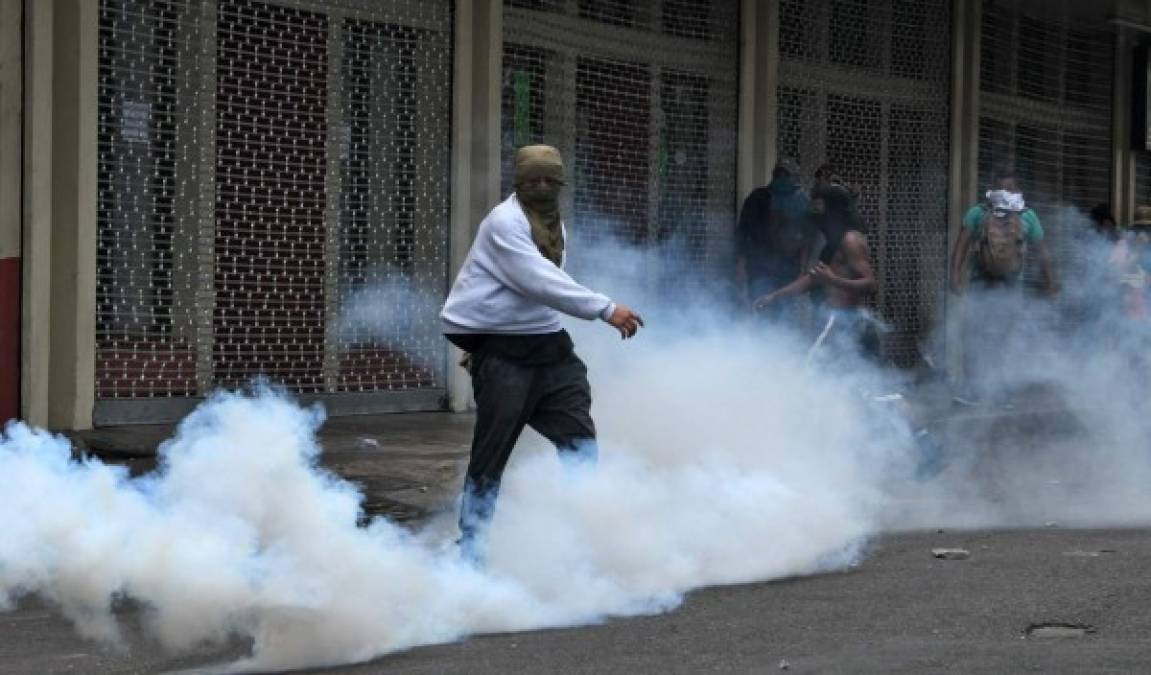 Las impactantes imágenes de la jornada de protestas en Honduras