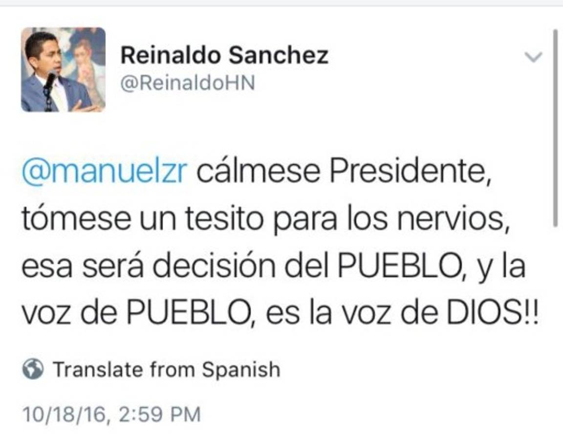 Honduras: Reacciona clase política ante declaraciones de Juan Orlando Hernández