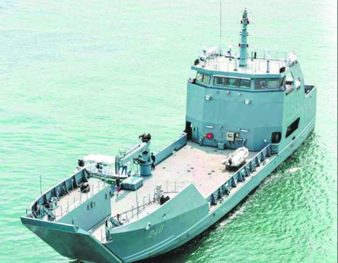 Honduras: Buque de la Naval ya se construye en astillero en aguas de Colombia