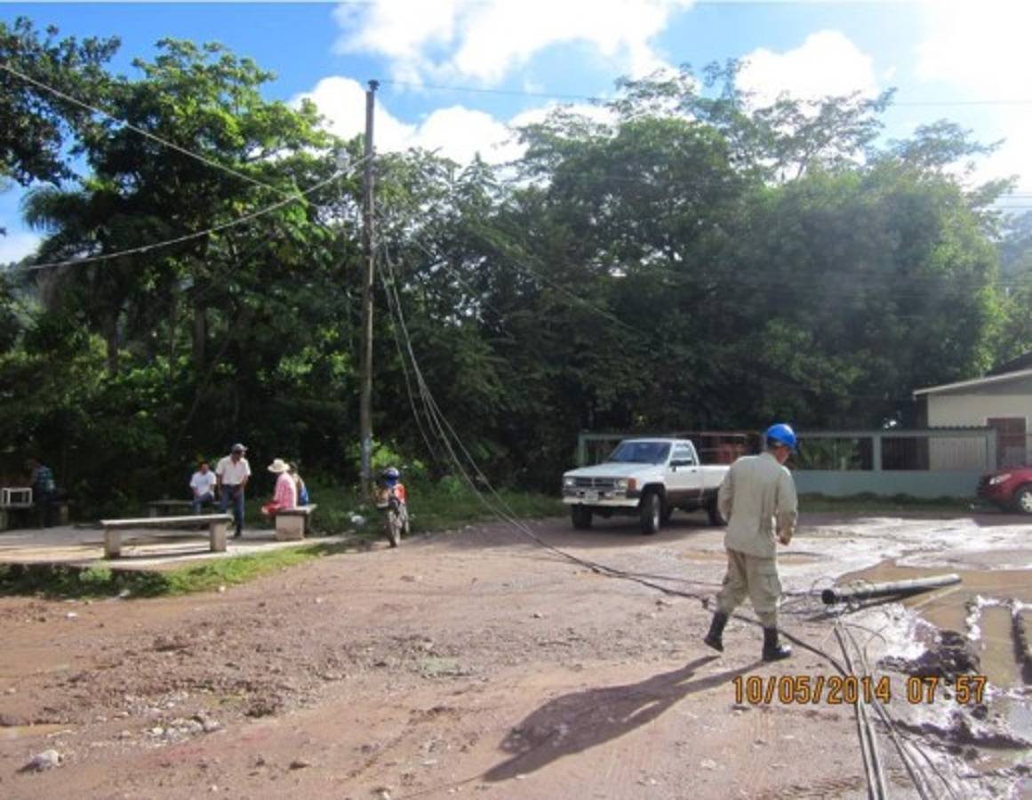 Lluvias causan estragos en oeste de Honduras