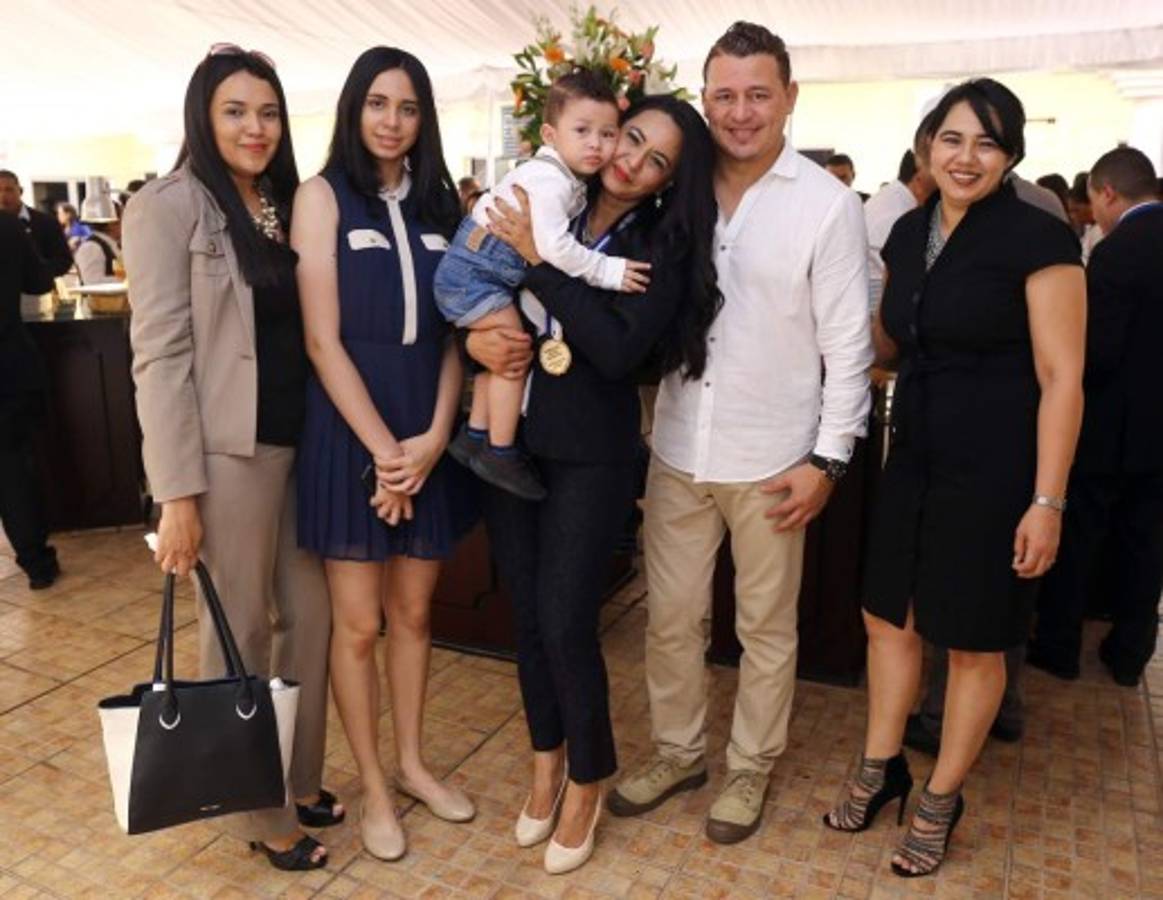 Andrea Leiva, Enrique Andrés Lanza, Kenia Torres y Enrique Lanza.