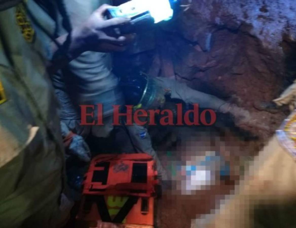 Derrumbe deja al menos dos muertos y varias personas soterradas en colonia Los Llanos de Tegucigalpa