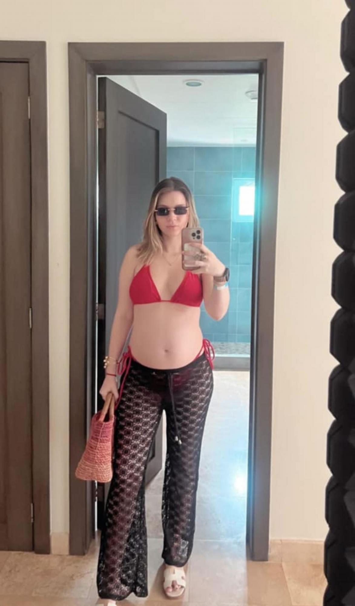 Novia de Agustín Auzmendi revela susto con su embarazo y así pasó vacaciones en Honduras