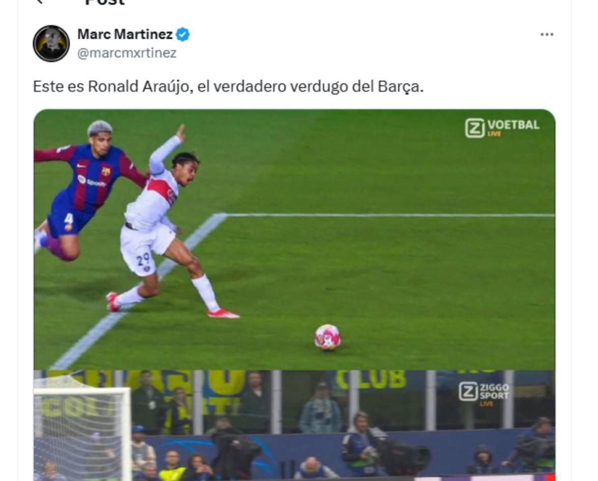 Identifican al culpable del descalabro del Barcelona en Champions League: Inter se burló