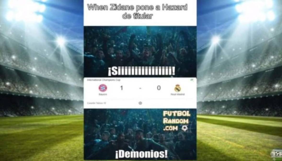 Los memes más divertidos de la paliza del Bayern Múnich al Real Madrid en Estados Unidos