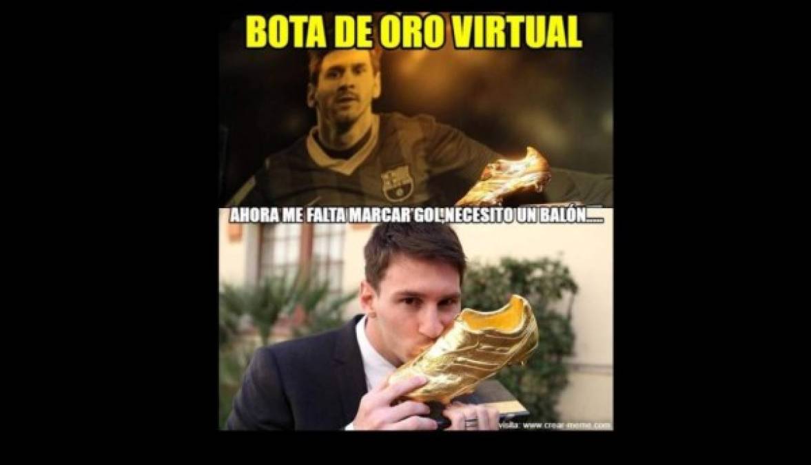 ¡A reír! Messi gana su sexta Bota de Oro y Cristiano es víctima de memes