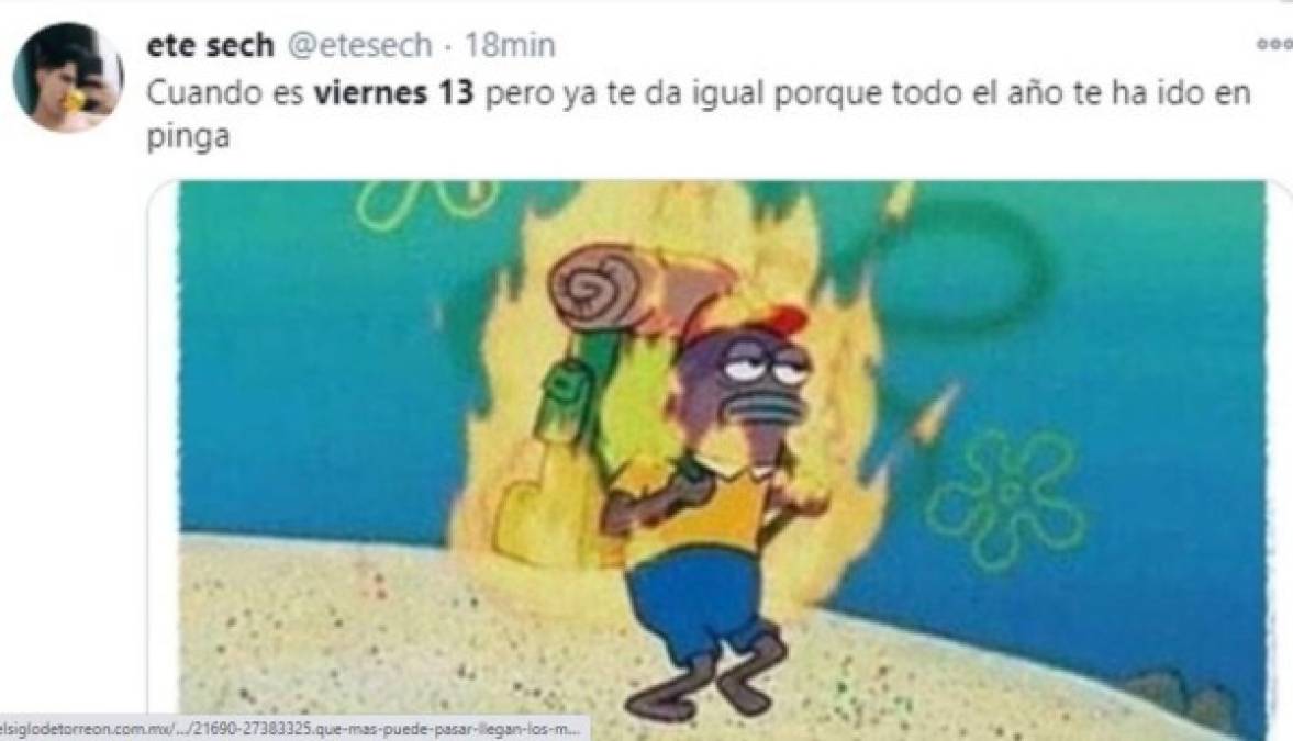 Los mejores y más divertidos memes del viernes 13