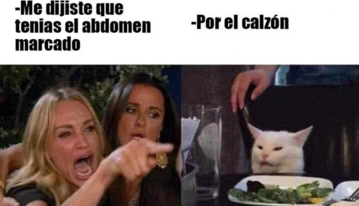 Los memes más graciosos del gato en la mesa y la mujer gritando