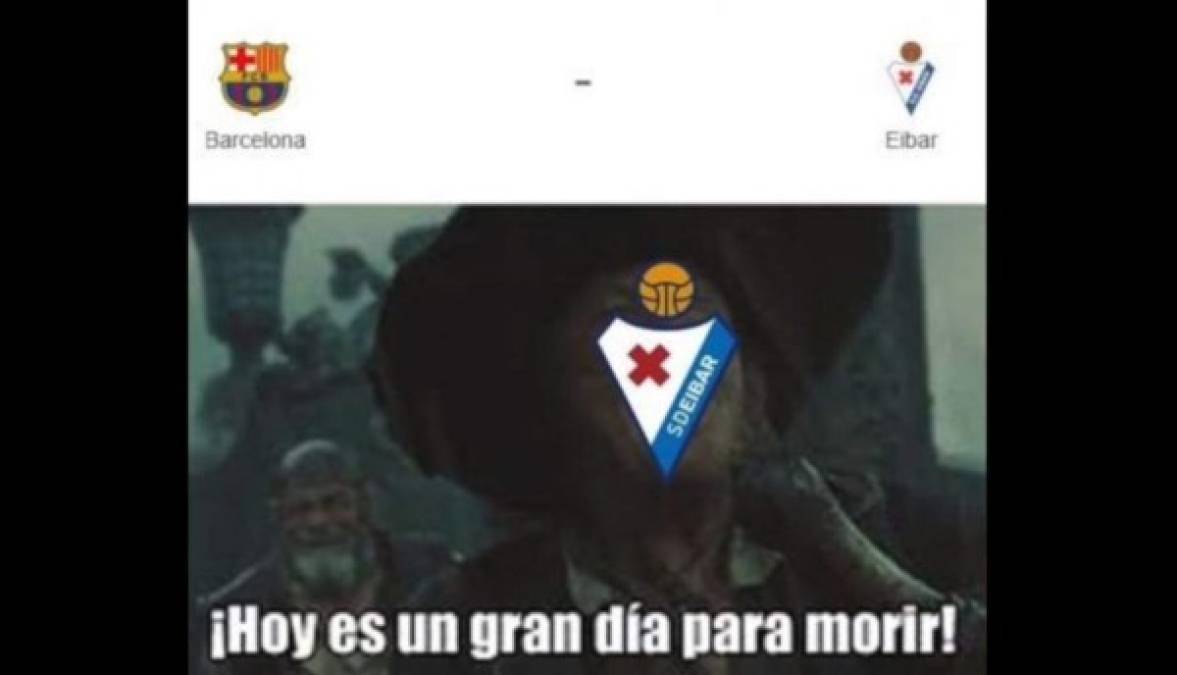 Los memes que dejó la goleada del Barcelona al Eibar en la Liga Española