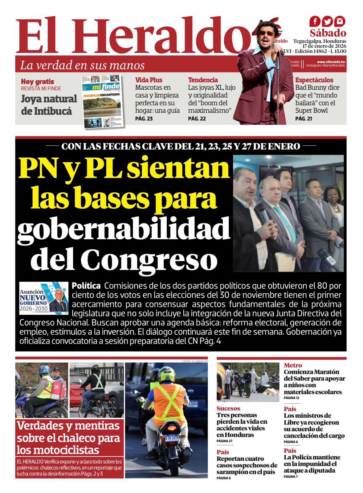 PN y PL sientan las bases para gobernabilidad del Congreso