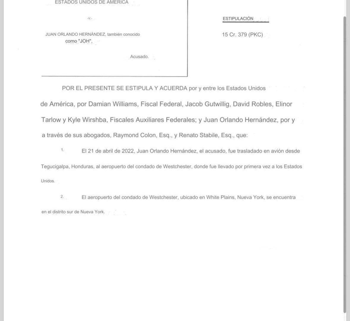 $!Ana García revela documento que la Fiscalía presentó al abogado Renato Stabile