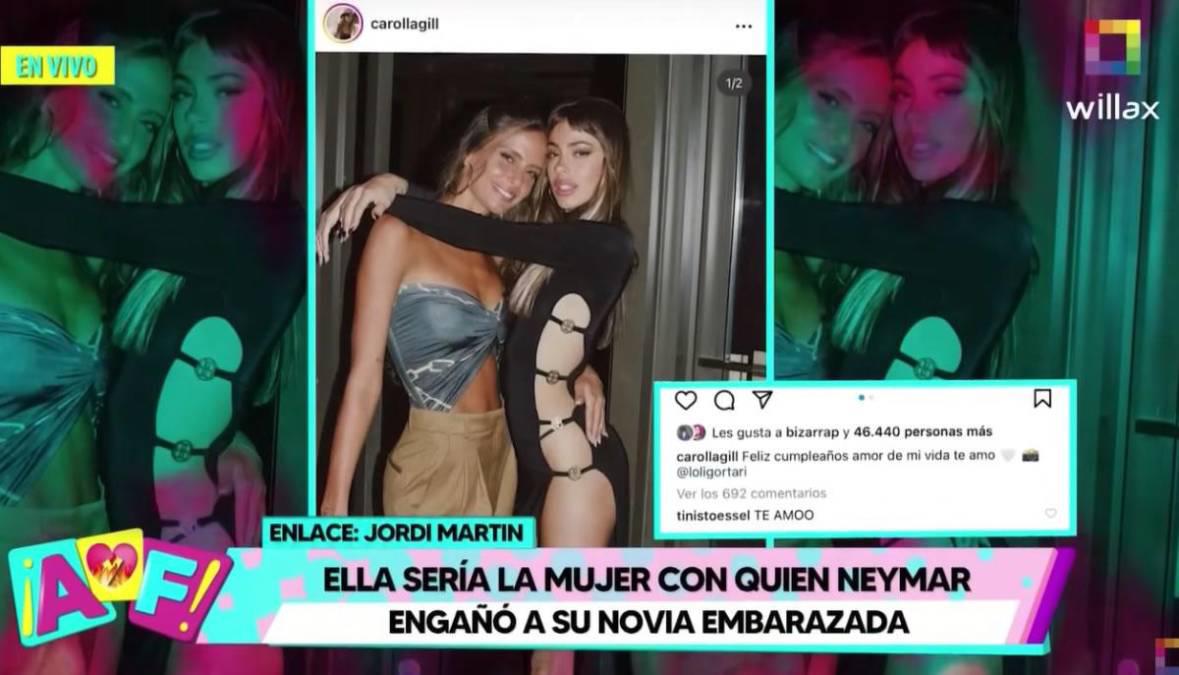 Ella es la presunta amante de Neymar que es amiga de Clara Chía