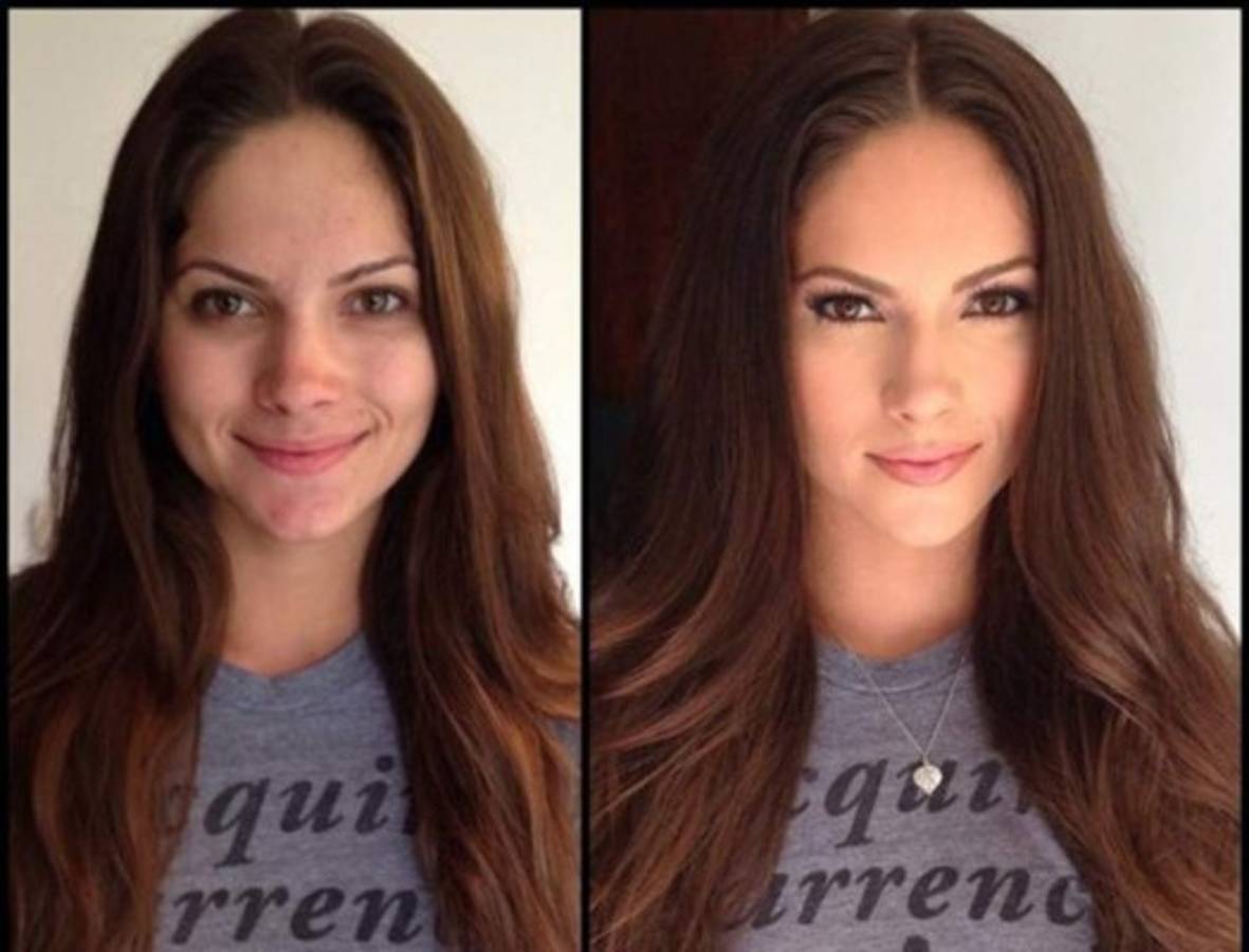 Revelan a las actrices porno con y sin maquillaje