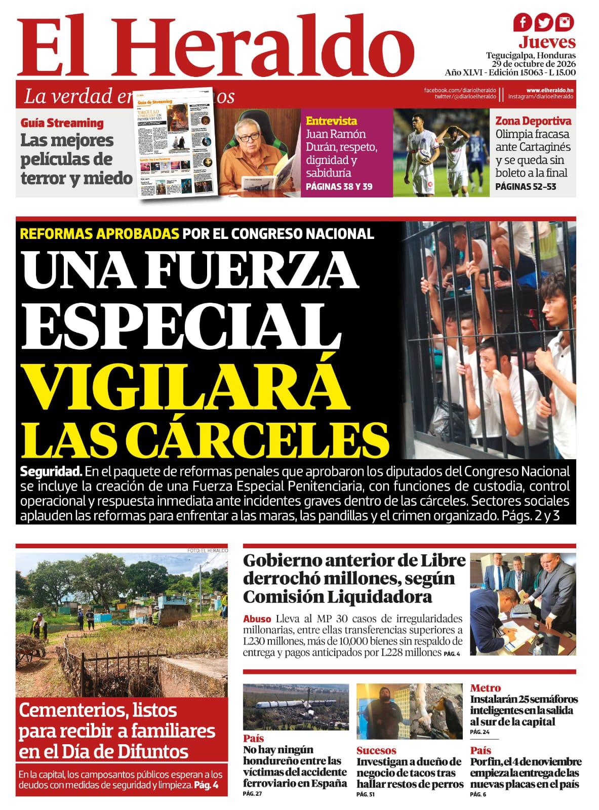 Una fuerza especial vigilará las cárceles