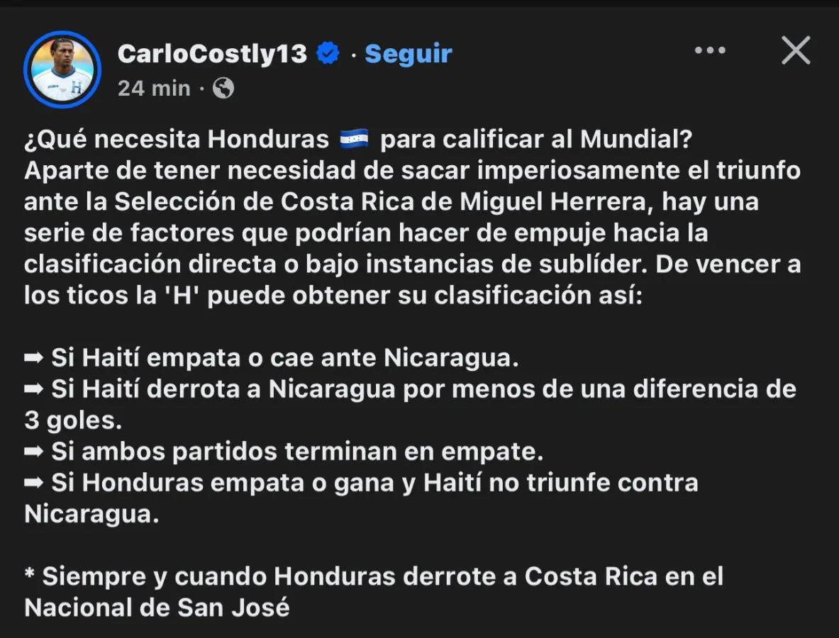 Panameño se ríe de Honduras: Lo que dicen los medios previo a partido ante Costa Rica