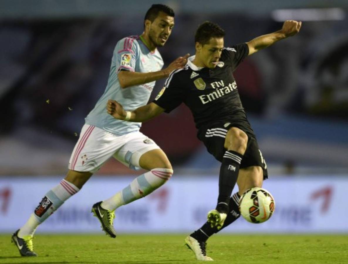 Real Madrid venció al Celta con doblete de 'Chicharito'