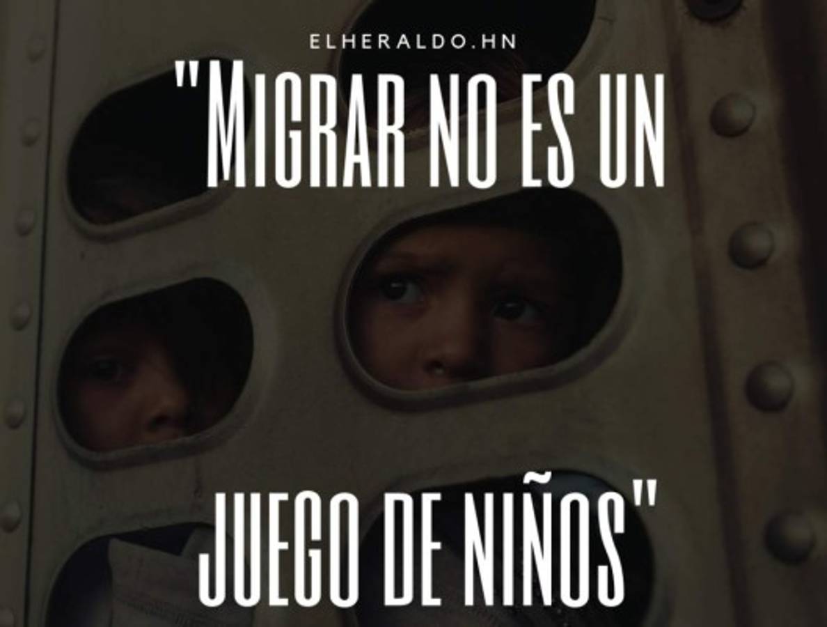 Inocencia e incertidumbre, el rostro que más golpea en la caravana migrante