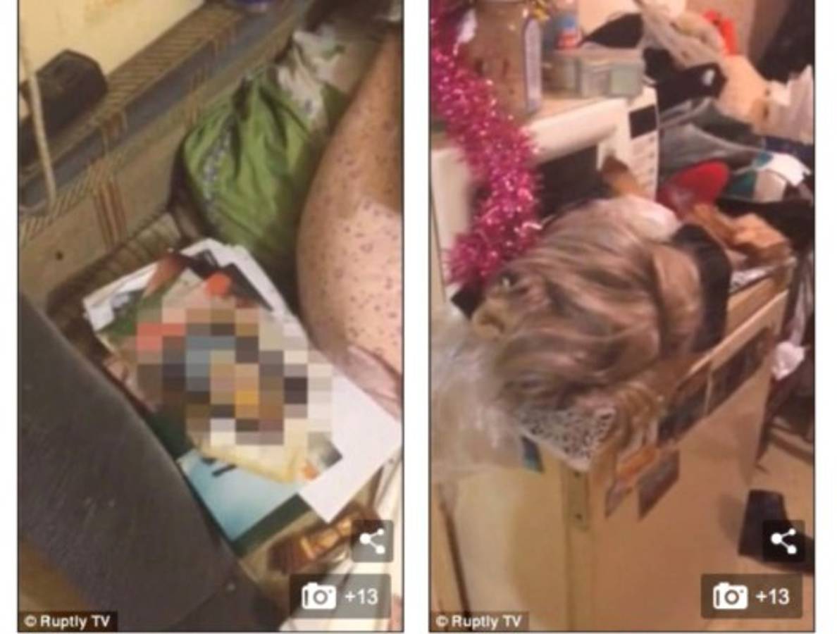 Estas son algunas de las fotografía del apartamento donde vivía la pareja de caníbales.