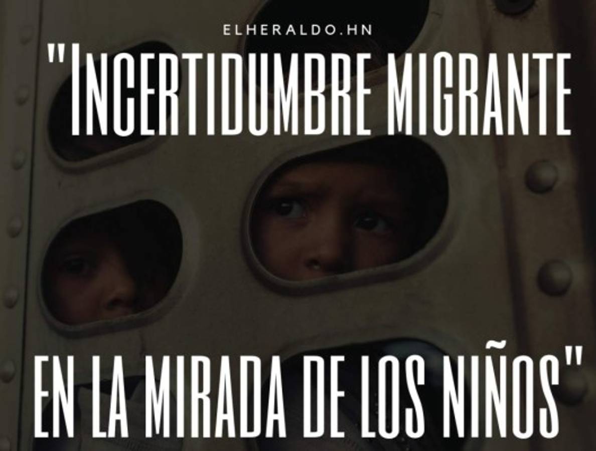 Inocencia e incertidumbre, el rostro que más golpea en la caravana migrante