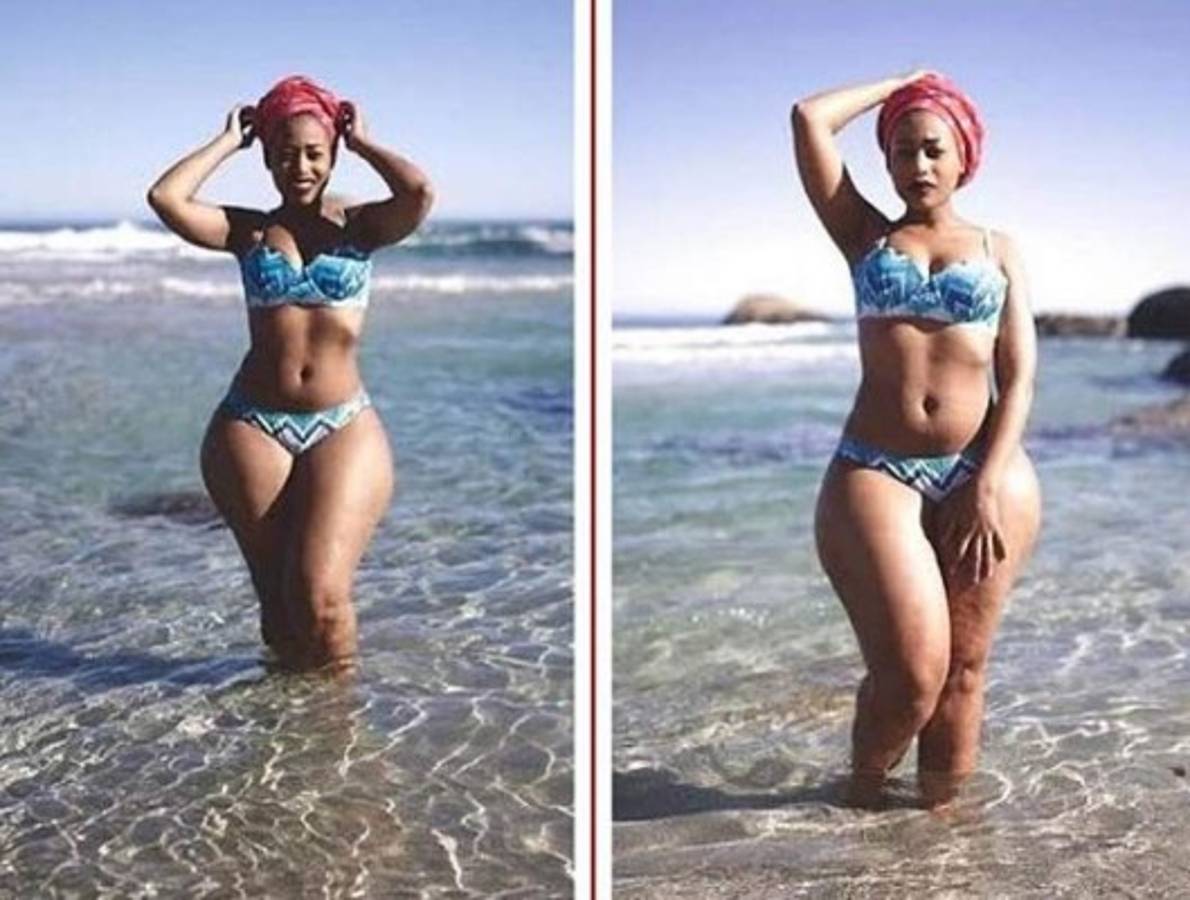 Las caderas más voluptuosas del mundo las tiene una modelo sudafricana