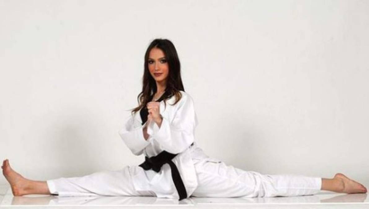 Sara Damnjanovic, la presentadora del clima serbia medallista en taekwondo