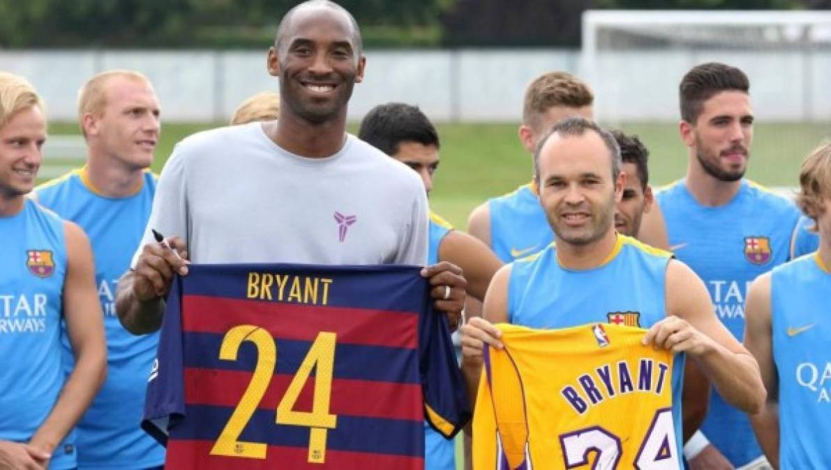 Kobe Bryant: Famosos futbolistas comparten sus recuerdos con la leyenda de los Lakers