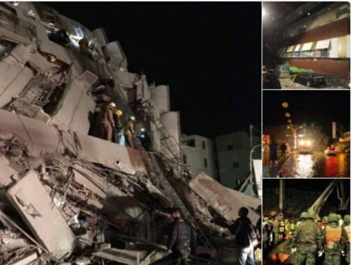 Taiwán: Al menos cinco muertos por sismo de 6,4 grados de magnitud