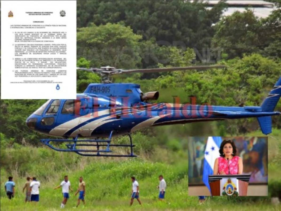 Fuerza Aérea de Honduras se pronuncia sobre mortal accidente aéreo