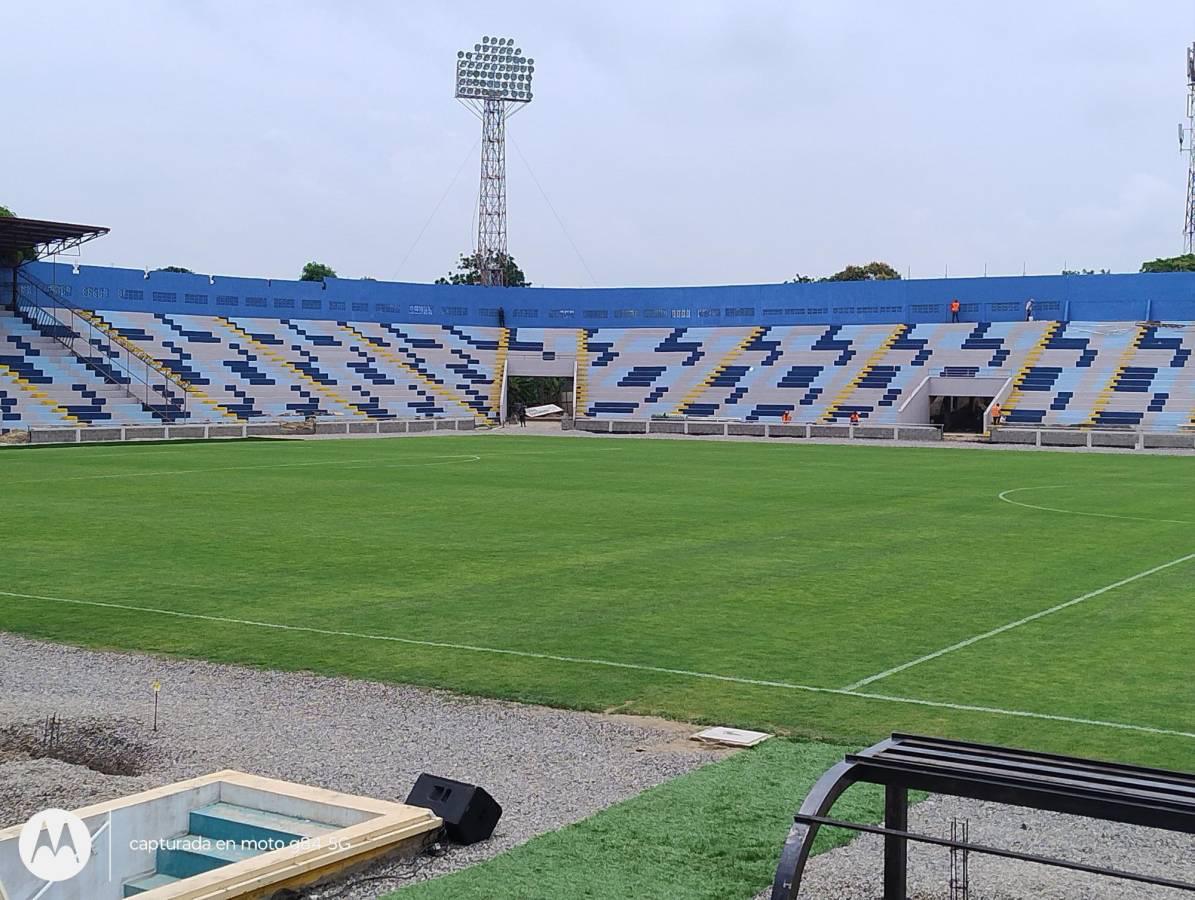 ¡Ya casi! Así está quedando el estadio Ceibeño el cual está a punto de la reapertura