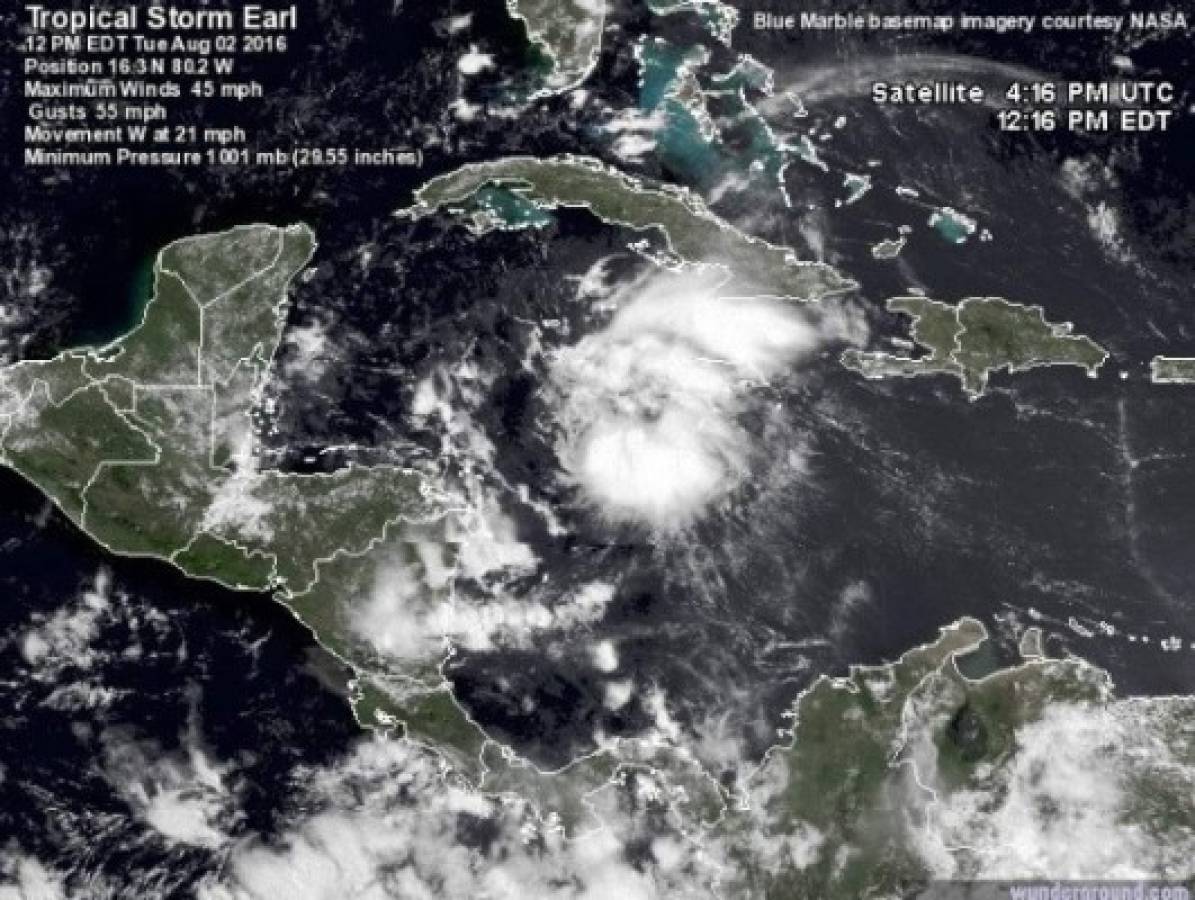Guatemala refuerza prevención por tormenta tropical Earl