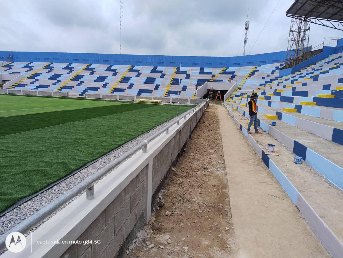 ¡Ya casi! Así está quedando el estadio Ceibeño el cual está a punto de la reapertura