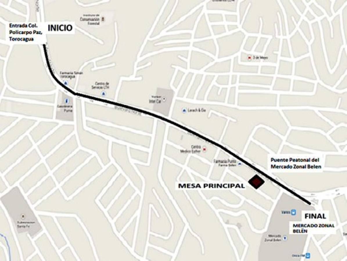 Estas son las rutas de desfiles para Prebásica y Básica