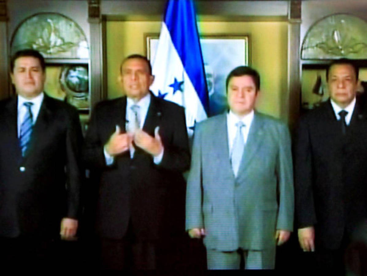 Presidente de Honduras anuncia diálogo con los demás poderes
