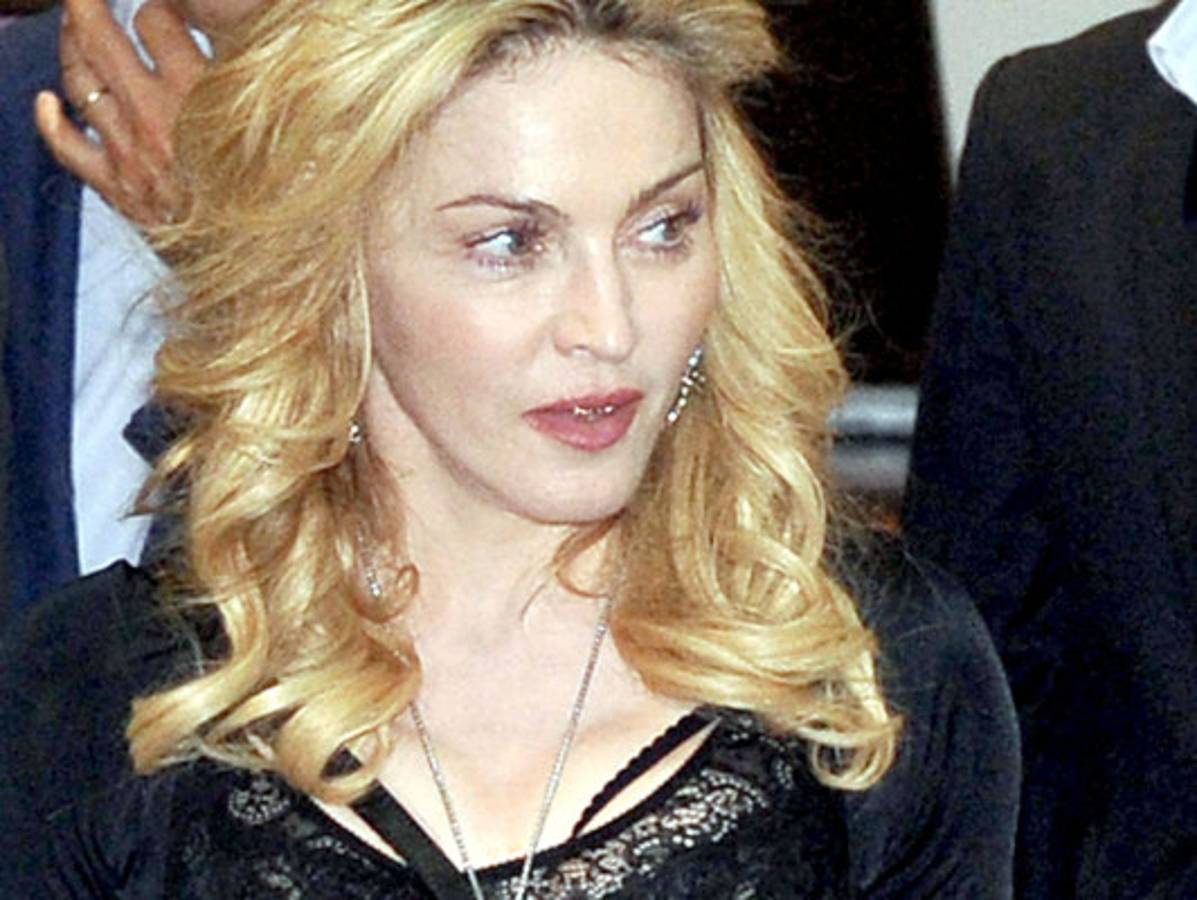 Fotos: La polémica dentadura de oro de Madonna
