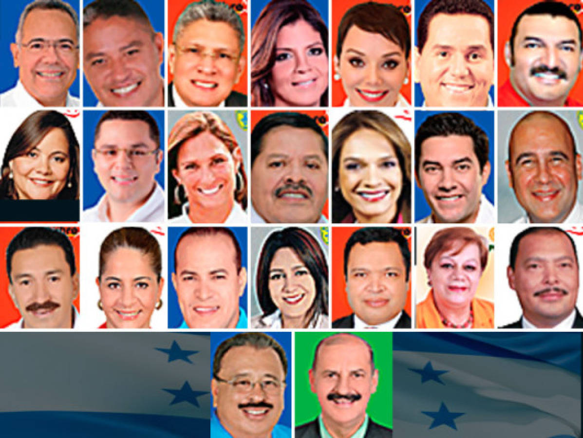 Ellos son los diputados electos del departamento de Francisco Morazán