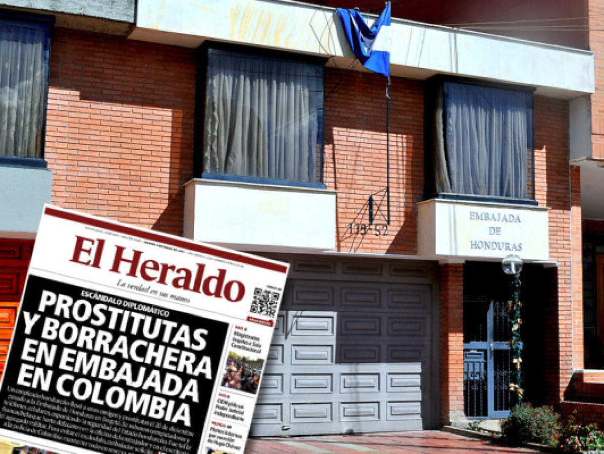 Crónica: escándalo en embajada de Honduras