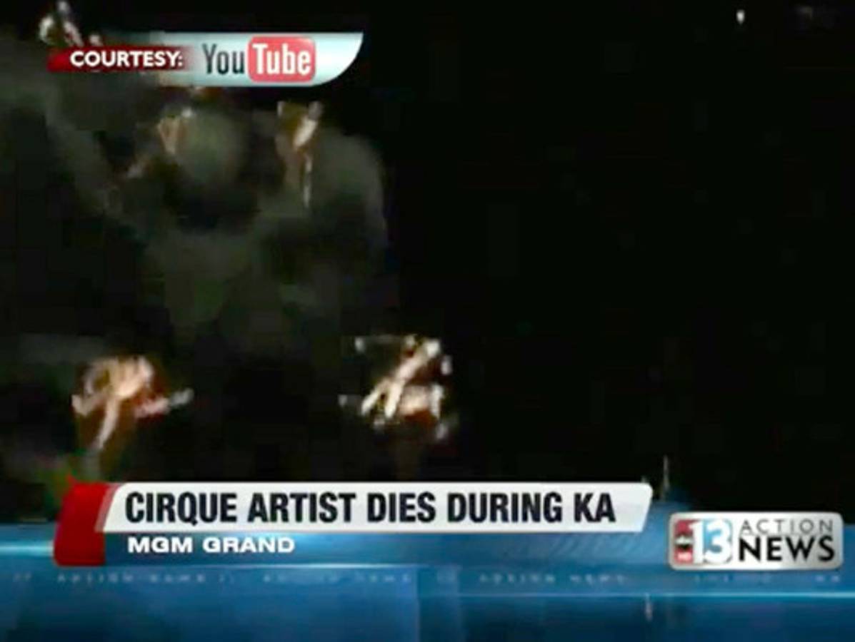 Muere acróbata del Cirque du Soleil en plena función