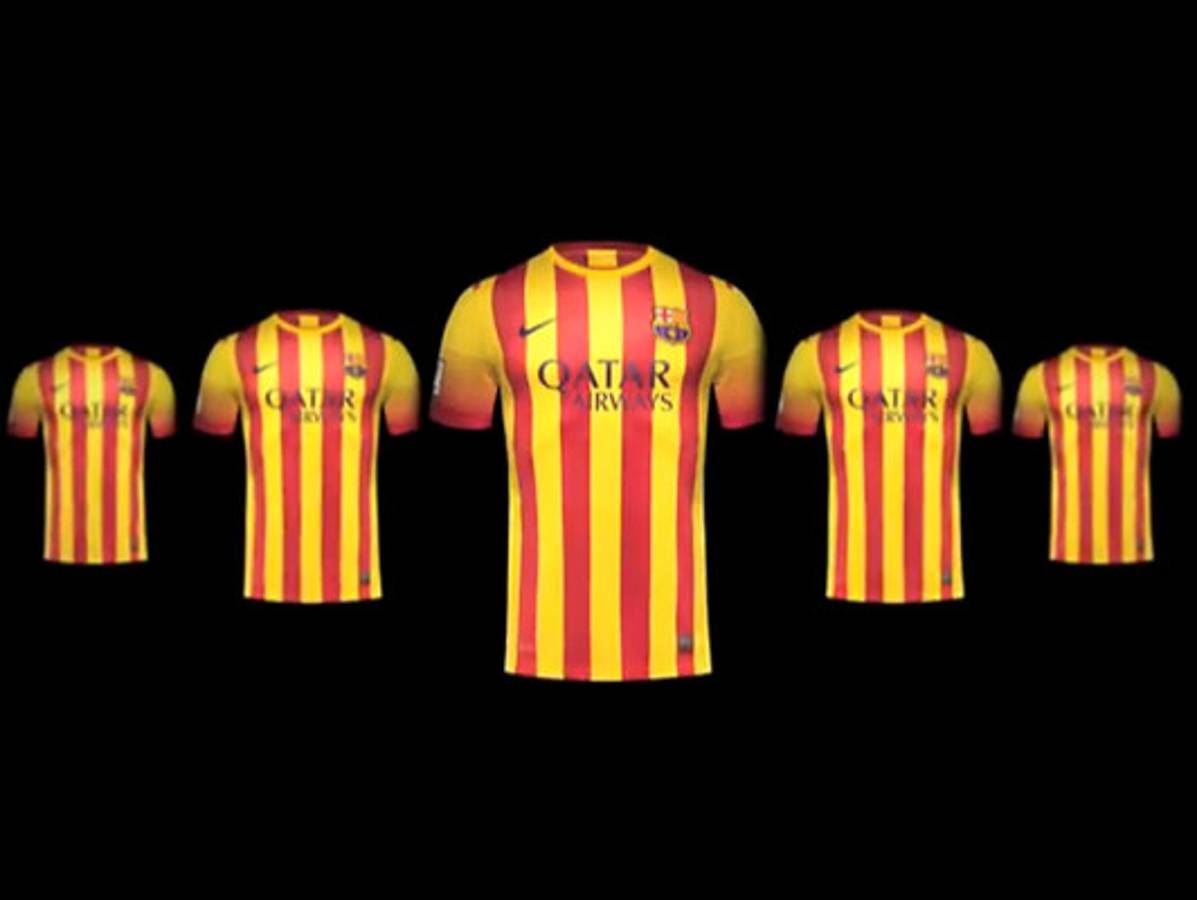 Fotos: El Barça presentó sus nuevos uniformes