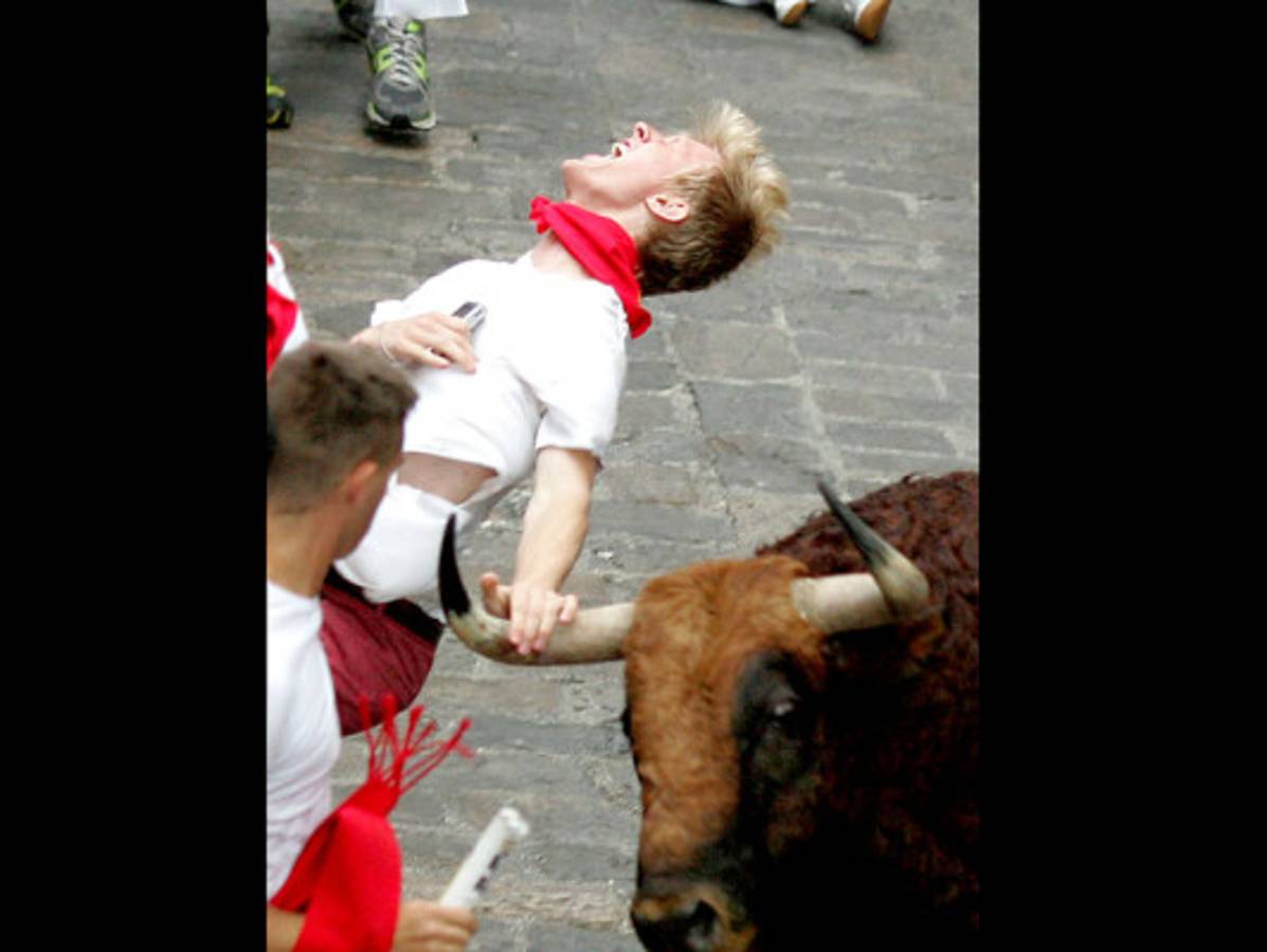 Impactantes imágenes del Festival de San Fermín
