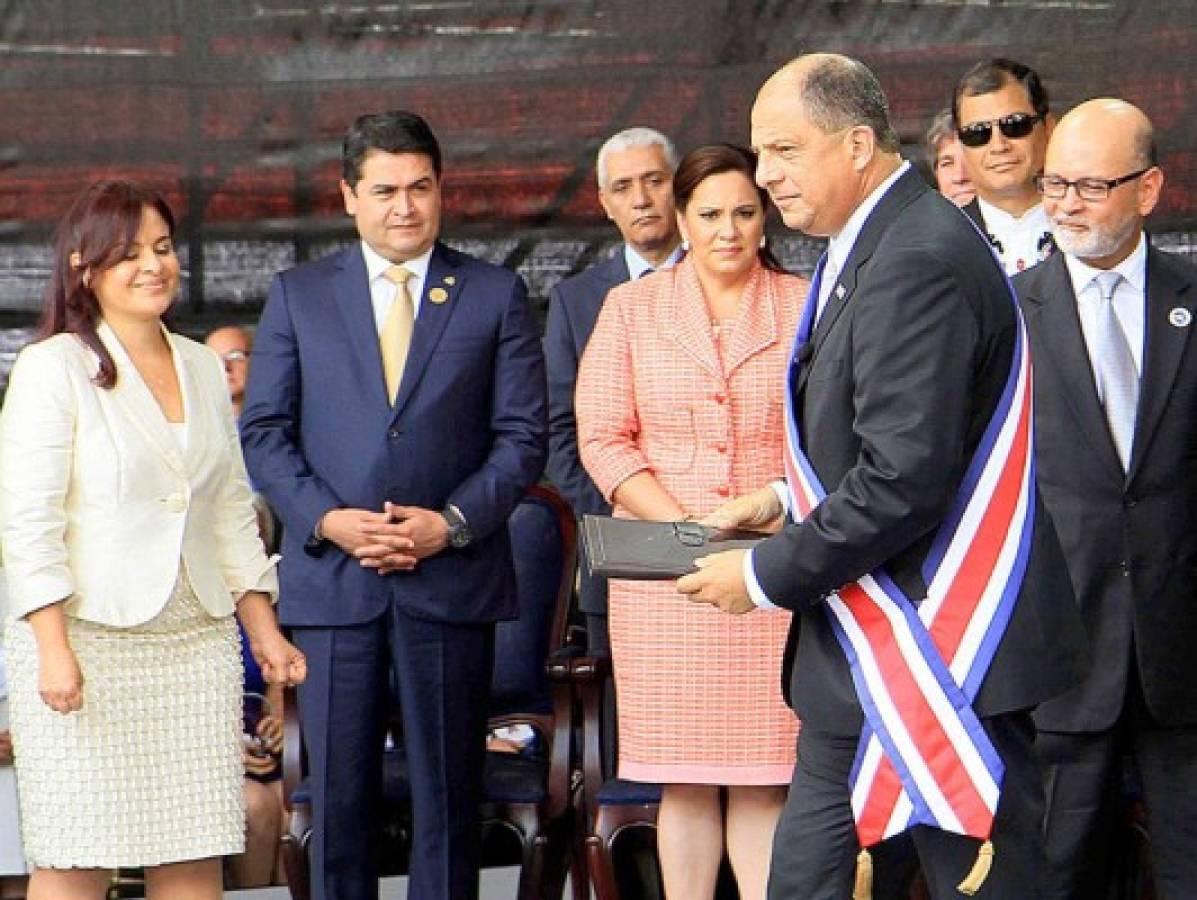 JOH asiste a toma de posesión de Luis Guillermo Solís en Costa Rica