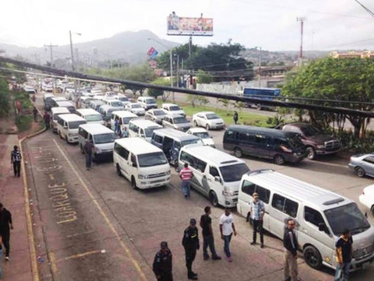 Paro de rapiditos 'brujos' en Tegucigalpa