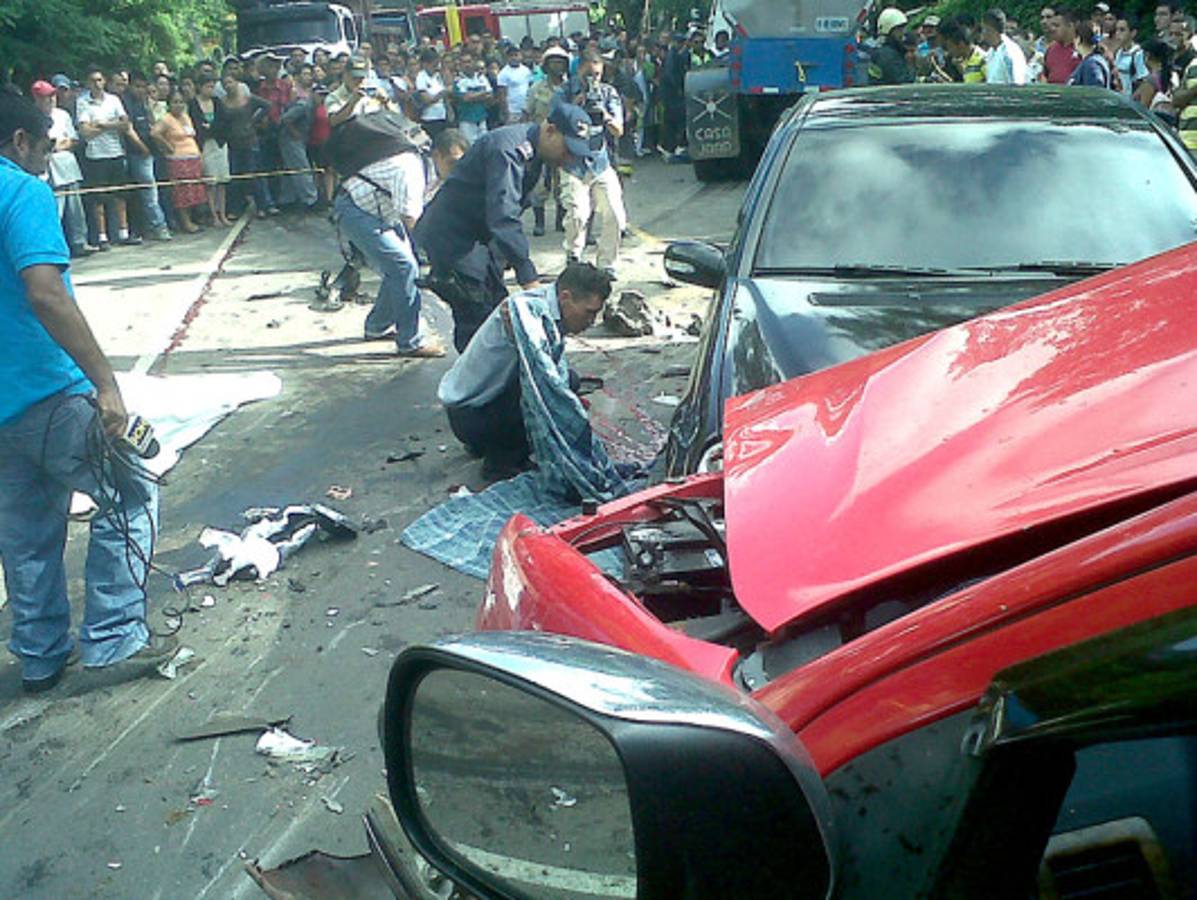 Tres muertos en aparatoso accidente al nororiente de capital de Honduras