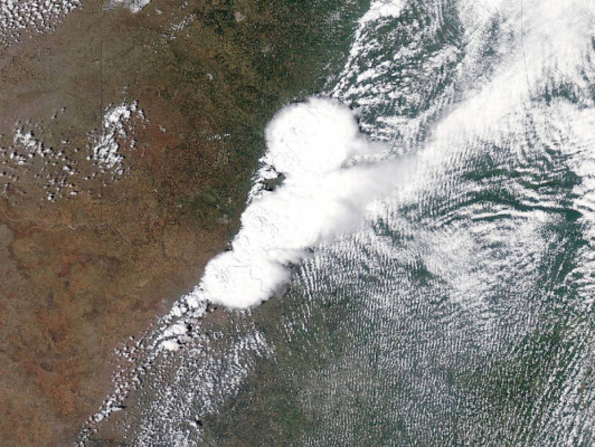 Tornado fue captado por satélite de la NASA