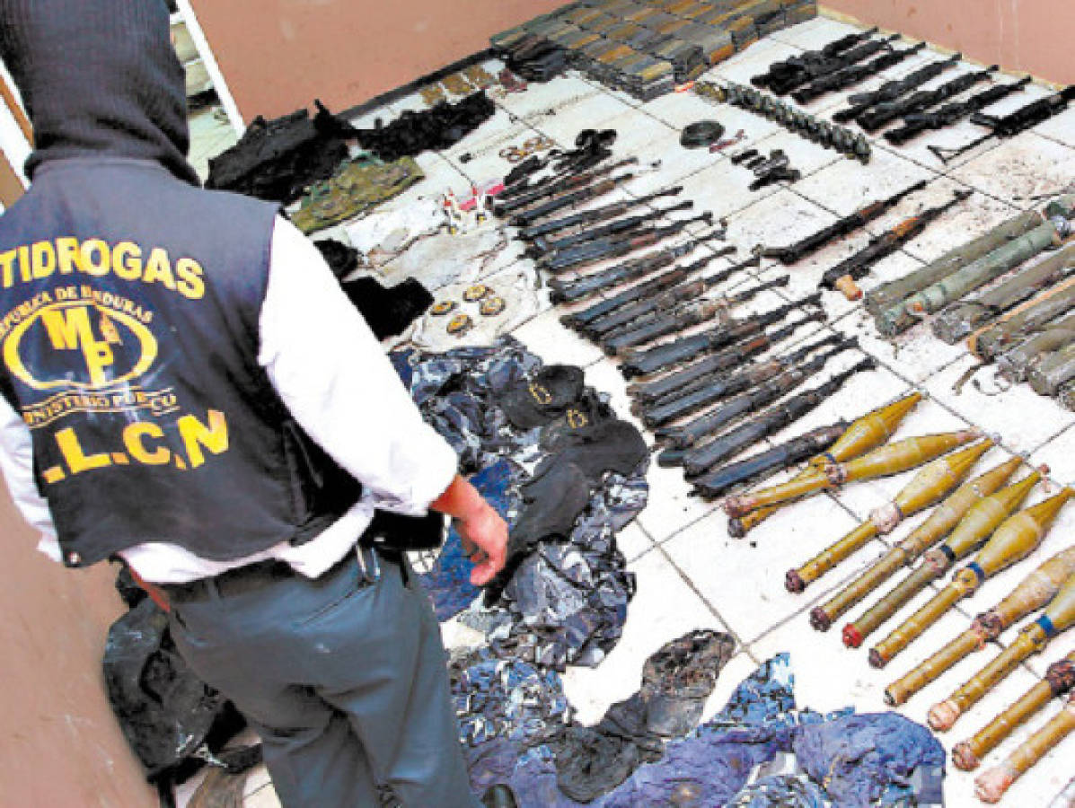 Mercado ilegal de armas baja precios y eleva crímenes en Honduras