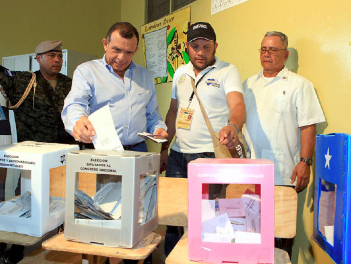 Presidente de Honduras: 'Mi voto es secreto'