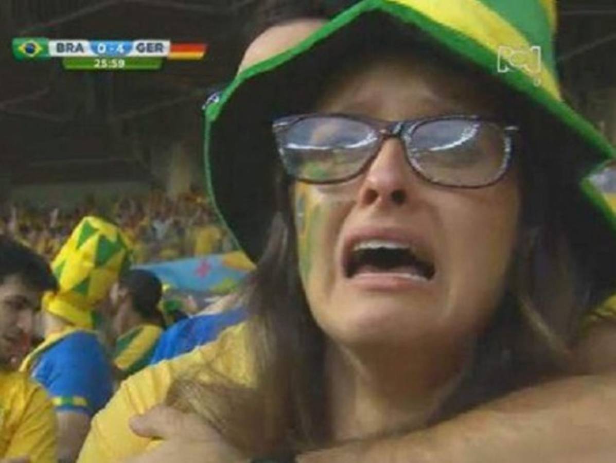 FOTOS: Brasil llora humillante eliminación ante Alemania