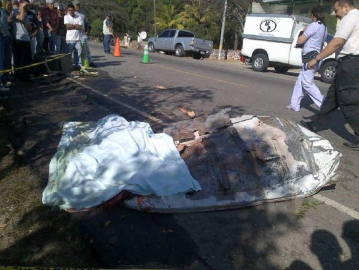 Un muerto en accidente vial en carretera al oriente de Honduras