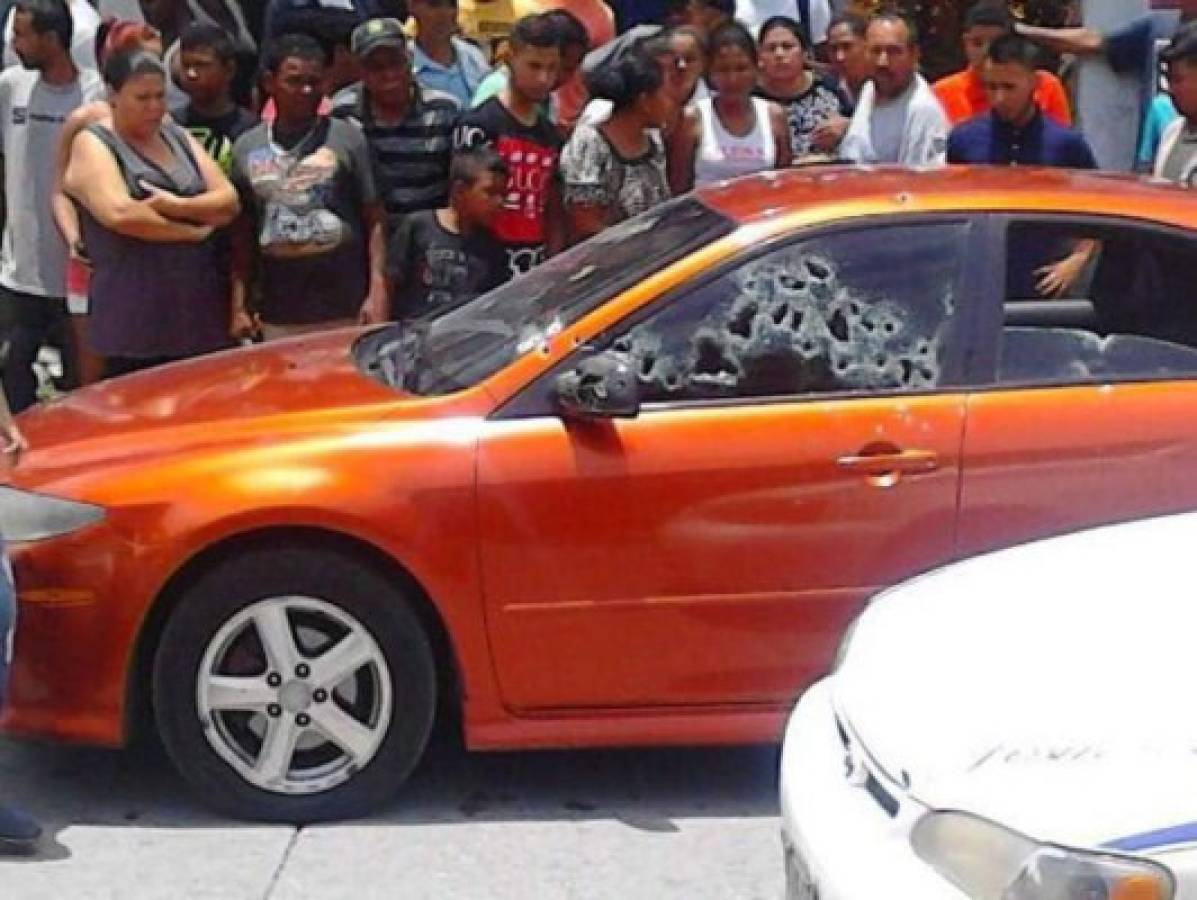 Acribillan a una persona dentro de vehículo en colonia Pizzati de La Ceiba